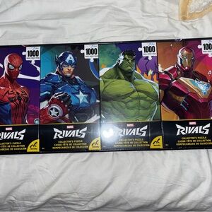 Marvel Rivals Collector’s Puzzle Set – 4-Pack (1000 Pieces Each)
